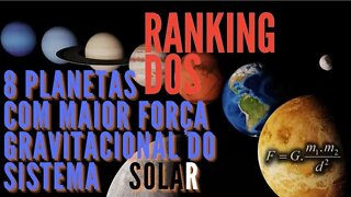 Ranking da maior Força do Sistema Solar