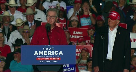 Dan Patrick at Save America Rally in Robstown, TX - 10/22/22