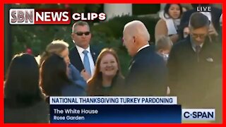 A Little Girl "Karate Blocked" Biden at the National Thanksgiving Turkey Pardoning - 5160