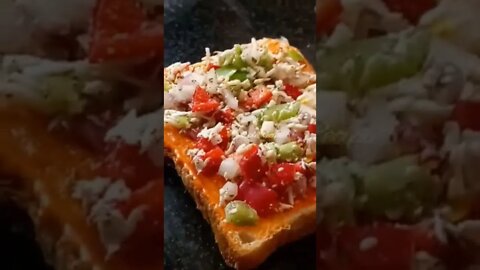 Bread PIZZA.!!! WITHOUT OVEN Quick #cheese #cheeseburst #breadpizza #shorts recipe #pizza #ytshorts