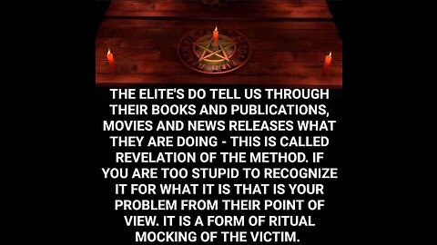 They 🦉 tell you their Plans “Revelation of the Method”
