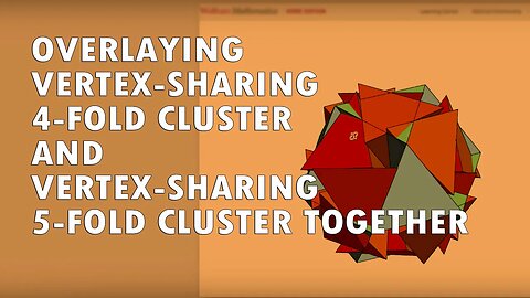 Overlaying Vertex-Sharing 4-Fold Cluster and Vertex-Sharing 5-Fold Cluster Together