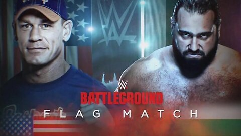 John Cena vs Rusev battleground wwe