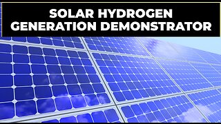 Solar hydrogen generation