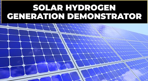 Solar hydrogen generation