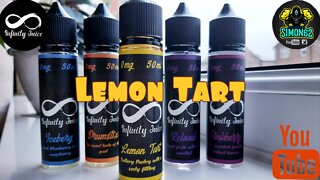 INFINITY JUICE "LEMON TART" E-LIQUID REVIEW #infinityjuiceuk#eliquid#vape 🔞