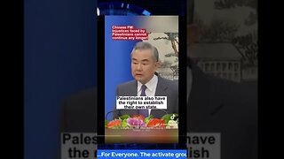 China comments on Israel Palestine