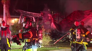 Fire engulfs mobile home in Riverview, kills 1 person: HCFR