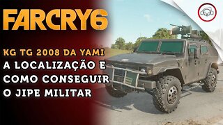 Far Cry 6, Como encontrar o Jipe Militar KG TG2008 da YAMI | super dica PT-BR