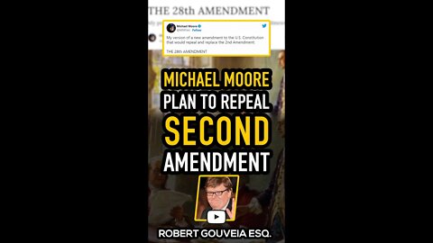 Michael Moore wants to Repeal the Second Amendment #shorts