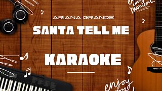 Santa Tell Me - Ariana Grande♬ Karaoke