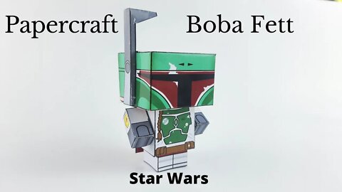 Origami Boba Fett (Star Wars) - DIY Easy Paper Crafts