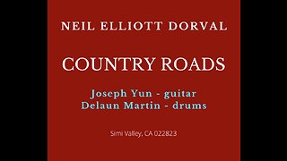 Neil Elliott Dorval with Jospeh Yun (guitar) & Delaun Martin Drums live Simi Valley 022823