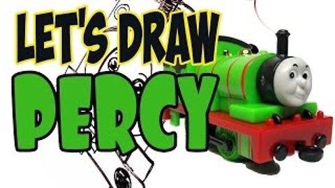 Drawing Percy from Thomas and Friends! (Basic shapes and lines)