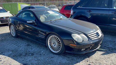 MERCEDES BENZ SL55 AMG IN GREAT CONDITION, BUT IT'S ALWAYS SOMETHING WITH THESE AIR SHOCKS