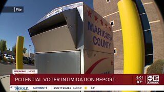 Potential voter intimidation report in Maricopa County