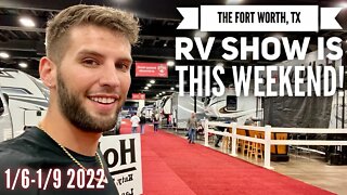FORT WORTH, TX RV SHOW IS THIS WEEKEND! Check Out the RV’s that will be Here!