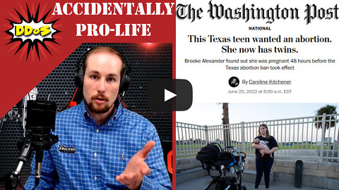 DDoS- The Washington Post Accidentally Writes the Most Pro Life News Story Ever