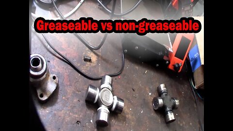 Early Bronco Greaseable vs non-greaseable U-joints Universal Joint for driveshaft thump