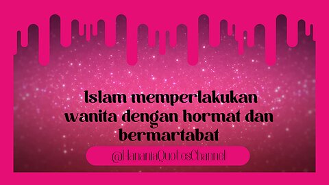 Islam memperlakukan wanita dengan hormat dan bermartabat#short#shorts#rumbleshort