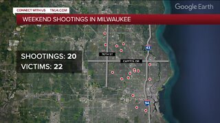 3 killed, 20+ shot in violent weekend in Milwaukee