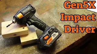 Rigid R86037 Gen5X Busheless 18v Impact Driver User Review