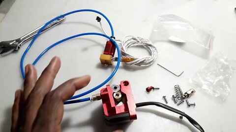 ALUMINIUM MK8 EXTRUDER DRIVE FOR BOWDEN TYPE EXTRUDER check discription video for size perspective