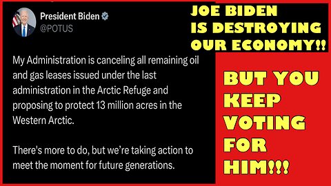 Joe Biden Is Destroying Our Economy!!! But Yet You Keep Voting For Him?!? #biden #oil #maga #trump