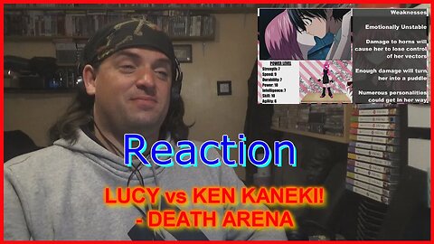 freaky's reaction: LUCY vs KEN KANEKI! (Elfen Lied vs. Tokyo Ghoul) - DEATH ARENA S3 EP25
