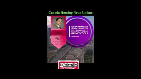 Toronto Market Update: Significant Data Changes as Market Cools || Canada Housing News || GTA Market