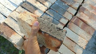 Queimando caeira de tijolos | Canal Conectados Hoje