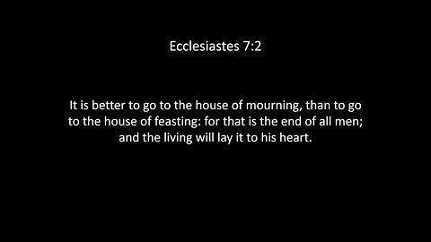 Ecclesiastes Chapter 7