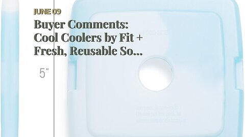 Customer Feedback: Cool Coolers by Fit + Fresh, Reusable Soft Ice Packs for Baby Bags, Flexible...