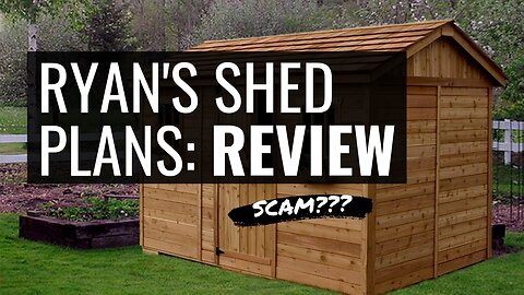 Ryan's Shed Plans - Review - Is It A Scam?