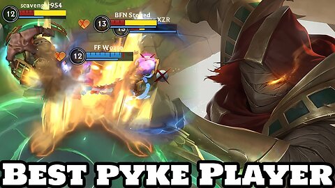 Wild Rift Pyke - Top 4 Pyke Gameplay (Best pyke Player) Rank Grandmaster