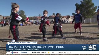 Fouhy's Small Stars catches up with flag football teams