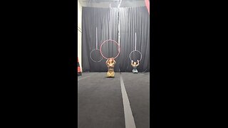 Lyrical hoop practice