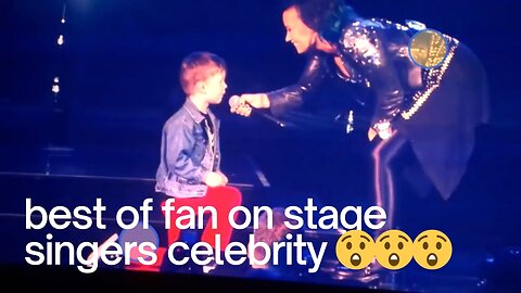 best of fan on stage singers celebrity