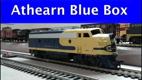 Athearn Santa Fe F7 Blue Box HO Scale -Added to the collection