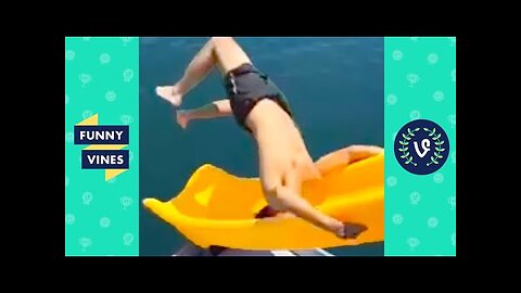 FUNNY99TEAM | WATER SLIDE GONE WRONG! | SUMMER FAILS