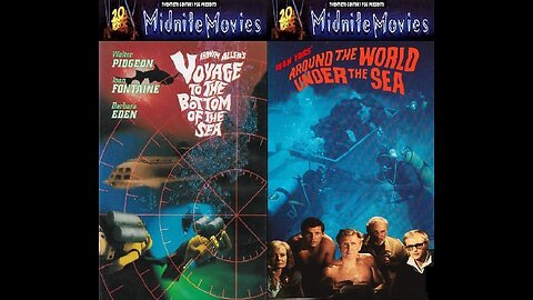 VOYAGE TO THE BOTTOM OF THE SEA 1961 & AROUND THE WORLD UNDER THE SEA 1966 Sci-Fi DOUBLE FEATURE