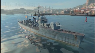 World Of Warships Gameplay #18 CHIKUMA JAPAN Tier I Cruiser