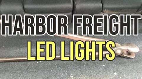 Harbor Freight LED shop Lights are Pretty Good
