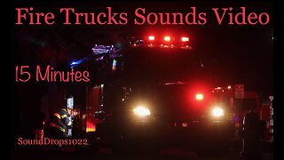 Take A Break With 15 Minutes Of Fire Trucks Sounds Video