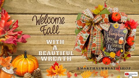 Creating a Wreath for Fall| Fall Crafts| Easy Wreath DIY| Fall Home Decor DIY