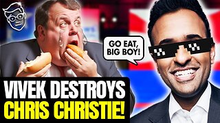 Vivek Tells Chris Christie To Go 'Eat a Nice MEAL' To His FACE On LIVE TV! Lib Anchors MELT DOWN 😂