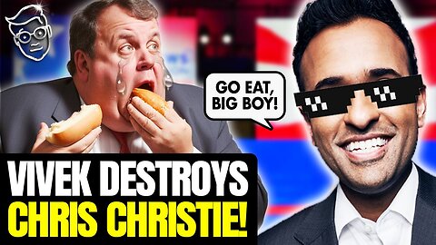 Vivek Tells Chris Christie To Go 'Eat a Nice MEAL' To His FACE On LIVE TV! Lib Anchors MELT DOWN 😂