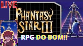Ao Vivo Phantasy Star 3 RPG Do Bom mega drive Retrô Genises