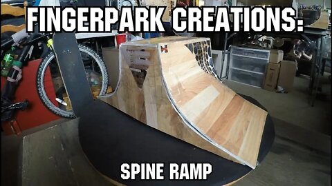 FingerPark Creations - Spine Ramp (Fingerboarding)