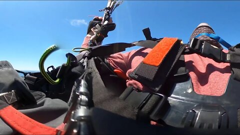 VR 360 SIV paramotor course... put on your VR goggles and watch this in a pilots view